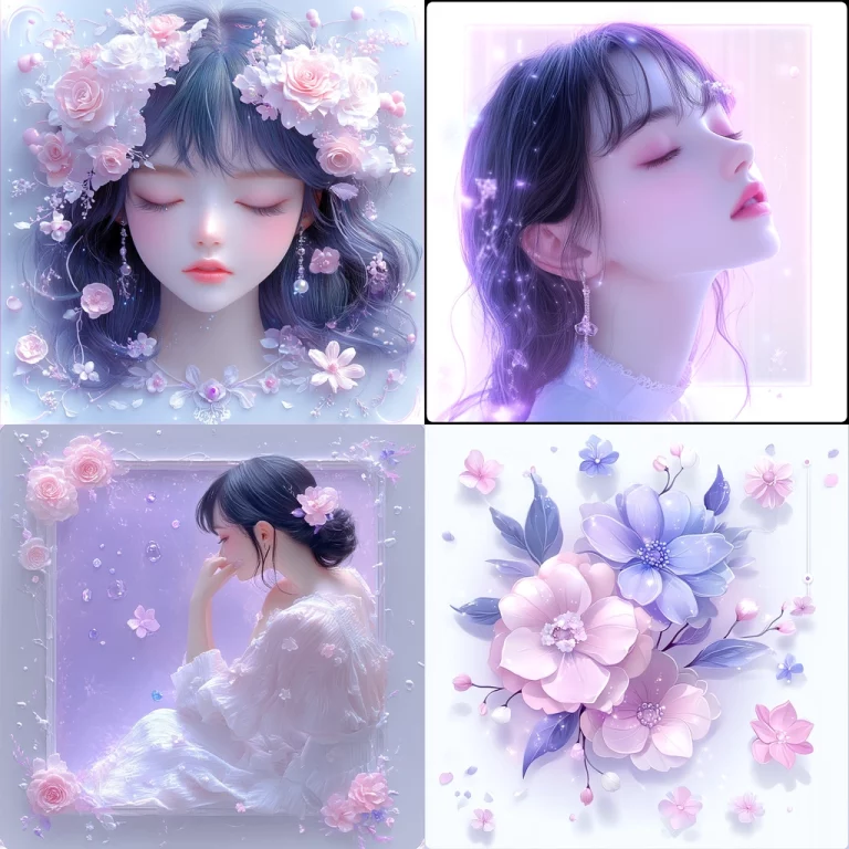 Pastel Petal Elegance - Midjourney style sref code