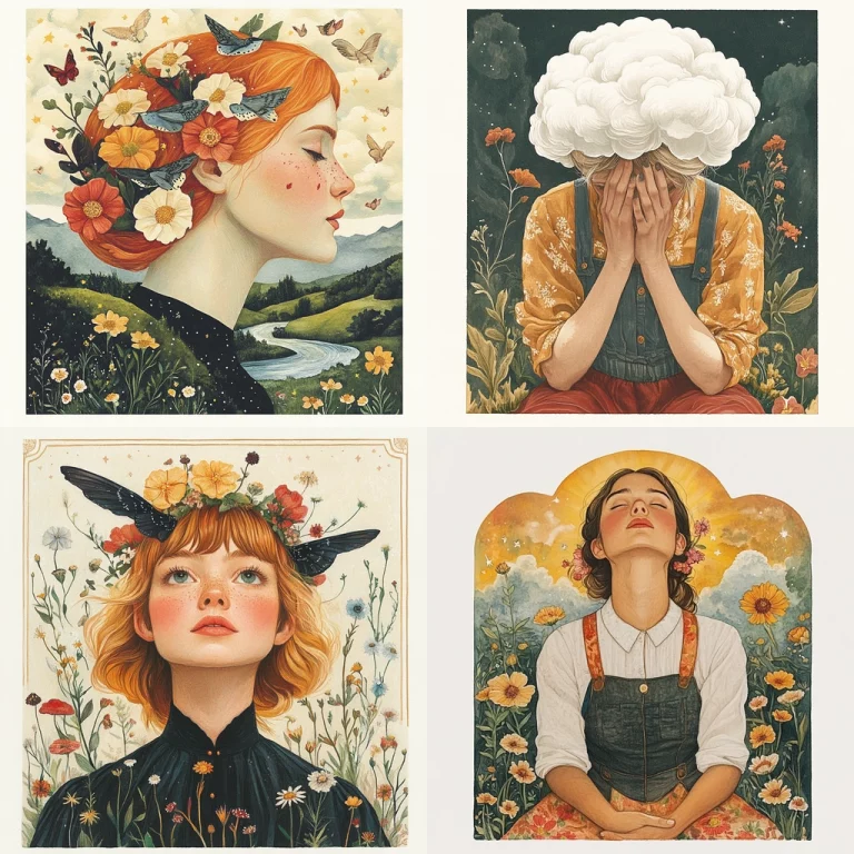 Floral Fantasy Realism - Midjourney style sref code