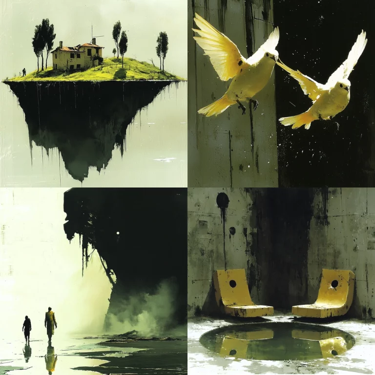 Surreal Drip Reflection - Midjourney style sref code