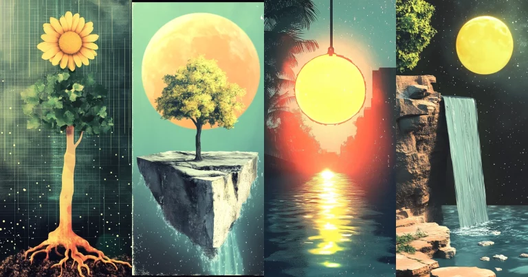 Glow and Texture Fusion - Midjourney style sref code