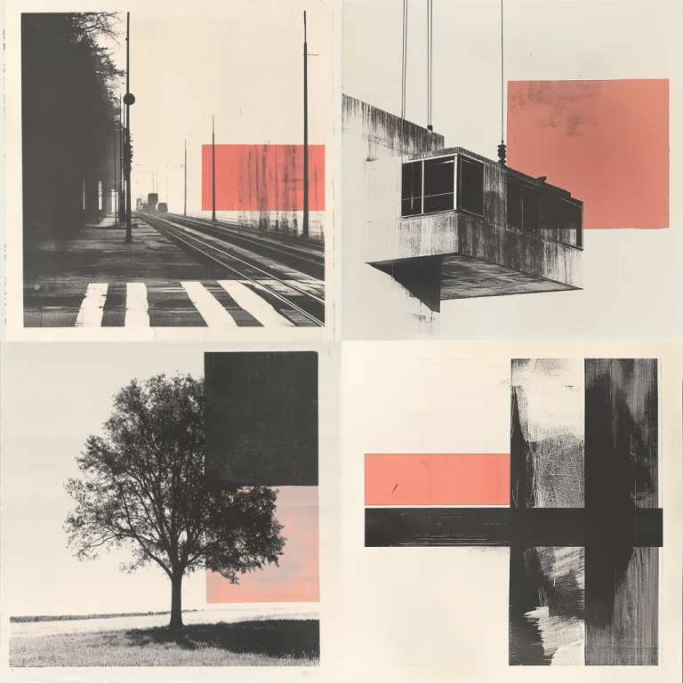 Monochrome with Red Accents - Midjourney style sref code