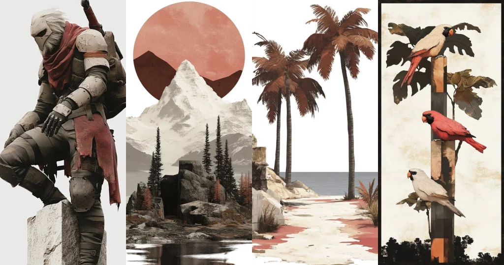 Muted Earth Tones - Midjourney style sref code