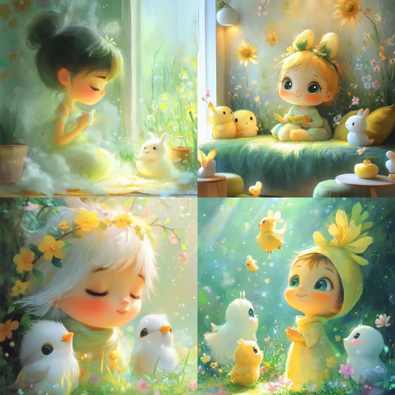 Dreamy Pastel Illumination - Midjourney style sref code