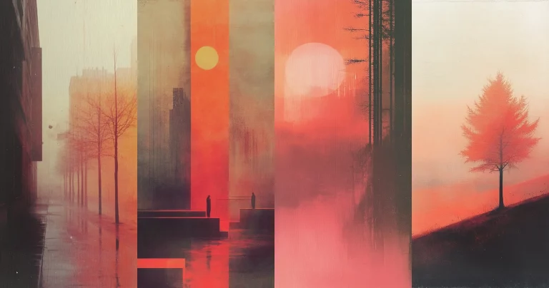 Sunset Mist Reflections - Midjourney style sref code