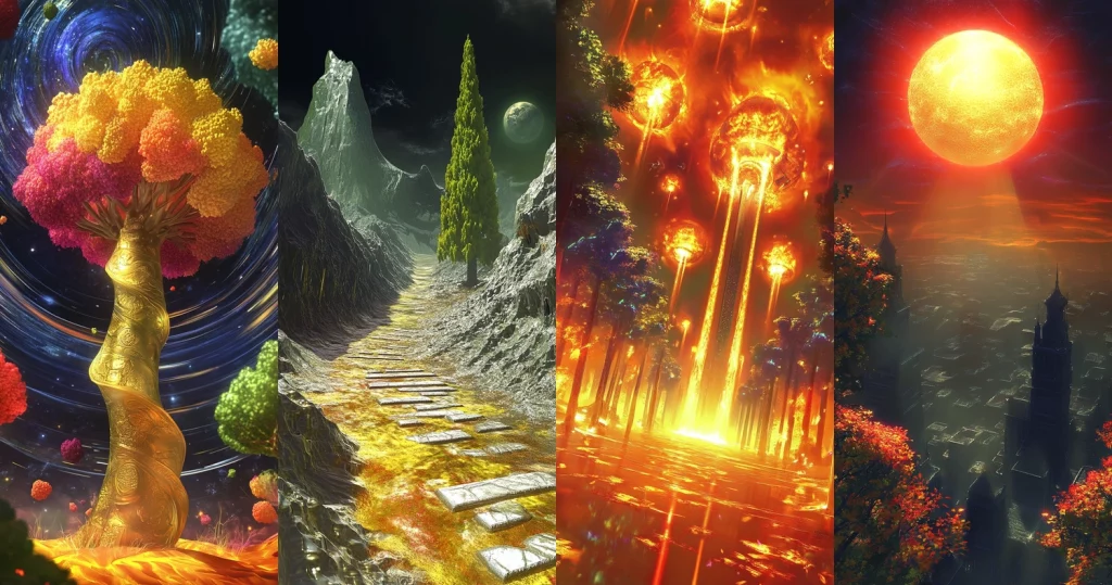 Vivid Lightscape Fusion - Midjourney style sref code