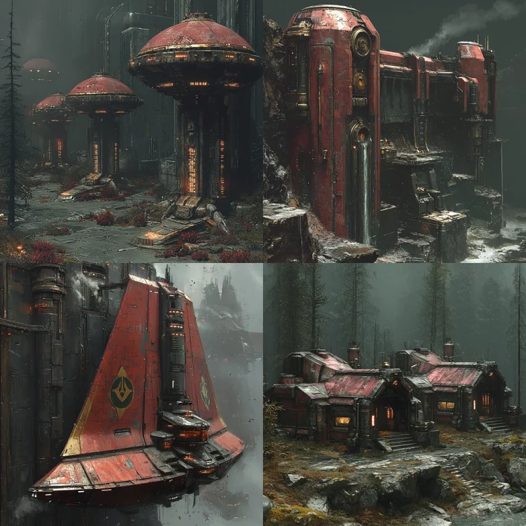 Dark Metal Futurist - Midjourney style sref code