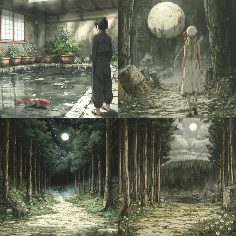 Muted Moonlit Realism - Midjourney style sref code