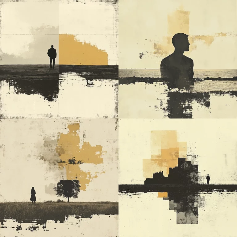 Textured Grayscale with Yellow - Midjourney style sref code