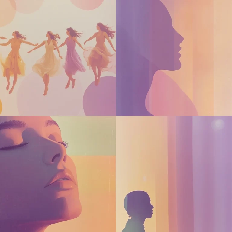 Soft Pastel Silhouette - Midjourney style sref code