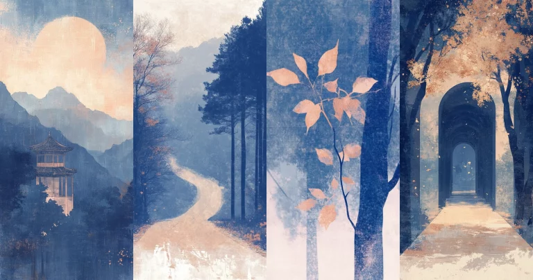 Pastel Blue Serenity - Midjourney style sref code