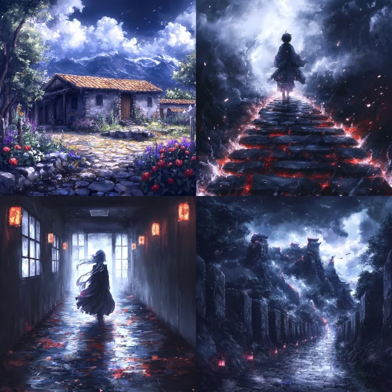 Moody Dark Blue Glow - Midjourney style sref code