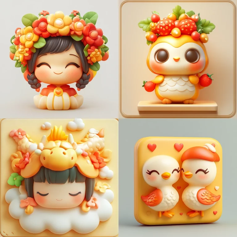 Cheerful Pastel Illustrations - Midjourney style sref code