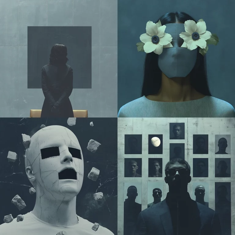 Muted Monochrome Surreal Lighting - Midjourney style sref code