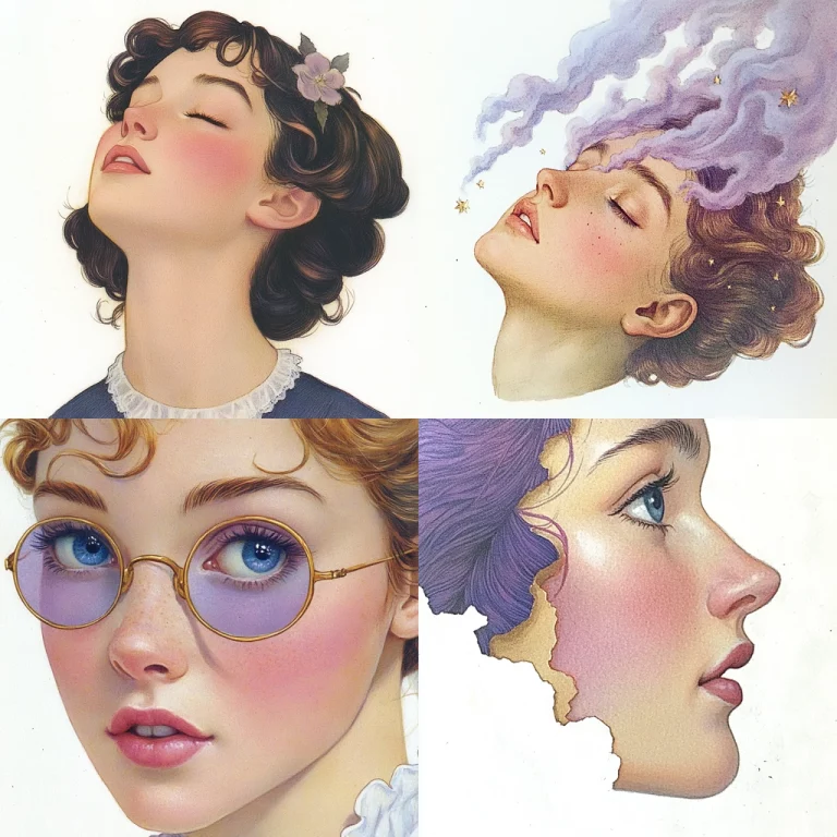 Realistic Hair and Subtle Pastels - Midjourney style sref code