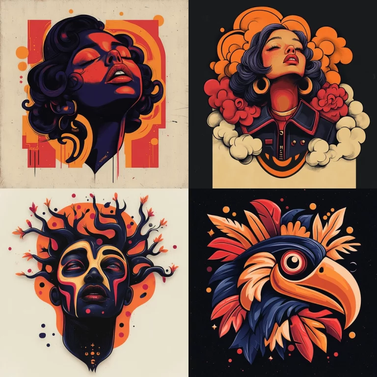 Vivid Pop Surrealism - Midjourney style sref code