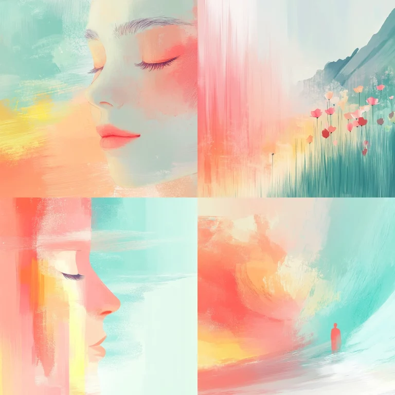 Pastel Gradient Impressionism - Midjourney style sref code