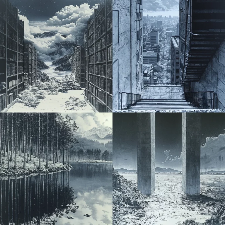 Monochrome Realism with Depth - Midjourney style sref code