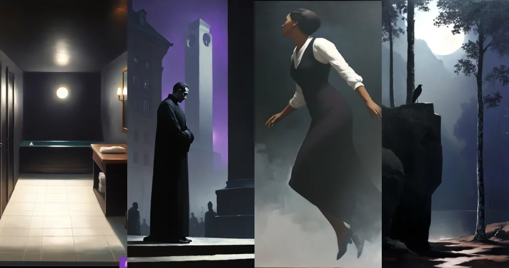 Moody Contrast with Soft Textures - Midjourney style sref code