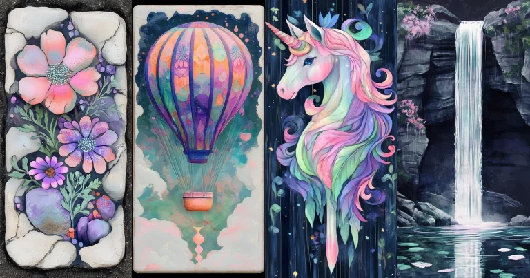 Vibrant Pastel Fantasy - Midjourney style sref code