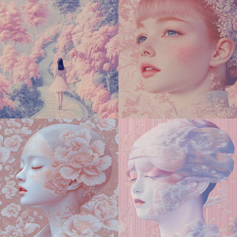 Pastel Dreamscape Illumination - Midjourney style sref code