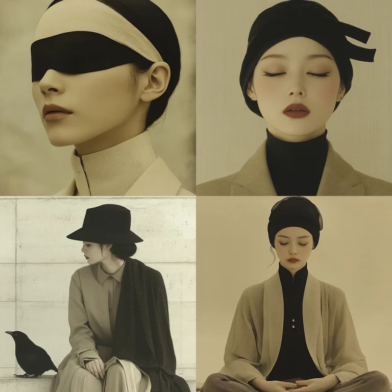 Muted Beiges and Texture - Midjourney style sref code