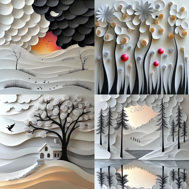 Layered Contrasting Textures - Midjourney style sref code