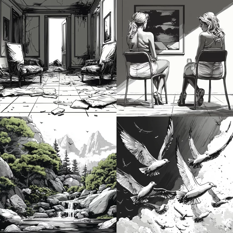 Monochrome Textured Contrast - Midjourney style sref code