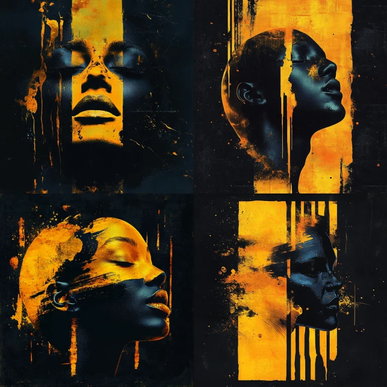 High Contrast Composition - Midjourney style sref code