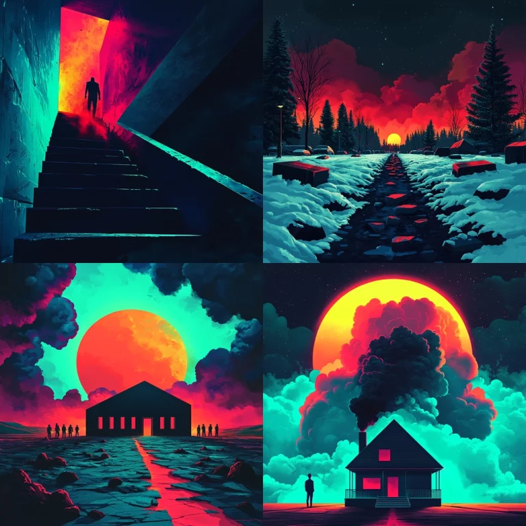 Neon Surrealism - Midjourney style sref code