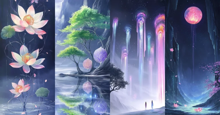 Luminescent Flora and Fauna - Midjourney style sref code