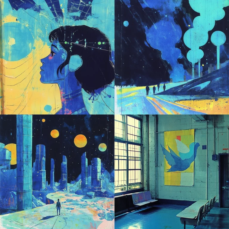 Urban Dreamscape Color Fusion - Midjourney style sref code