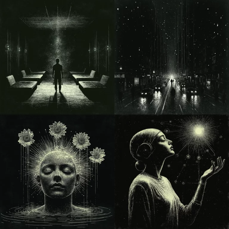 Monochrome Illumination - Midjourney style sref code