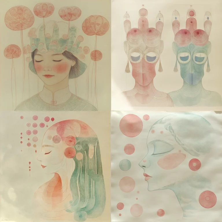 Soft Pastel Halos - Midjourney style sref code