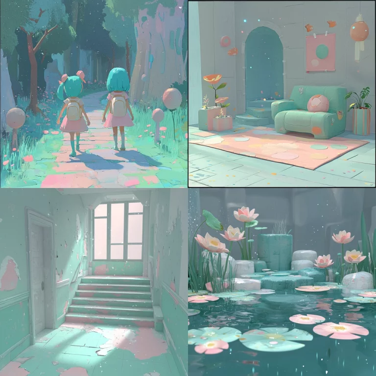 Soft Pastel Texture Lighting - Midjourney style sref code 