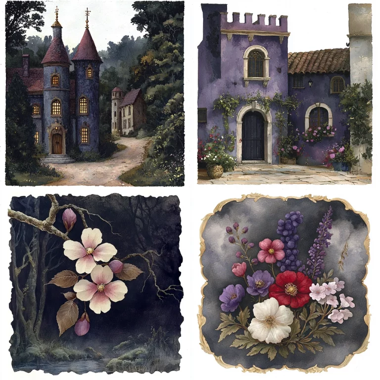 Textured Rich Purple Lighting - Midjourney style sref code