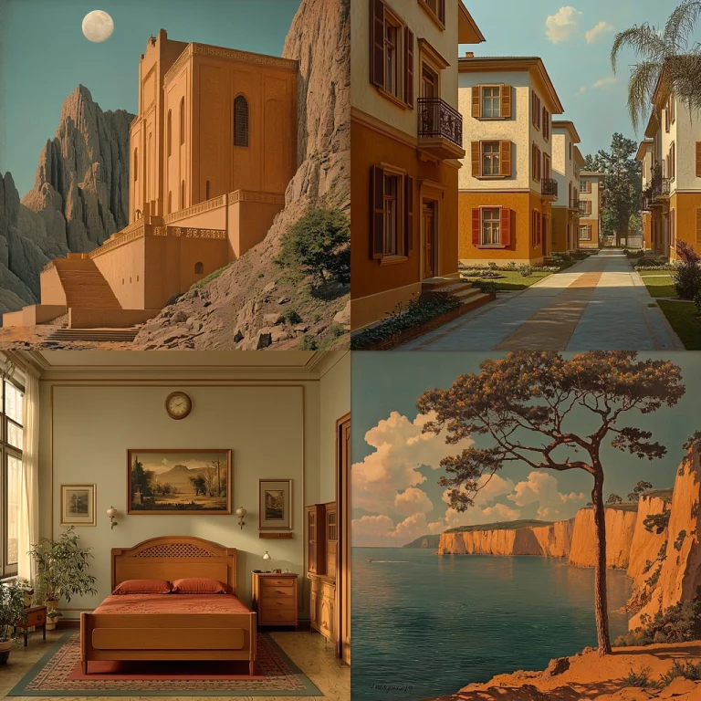 Warm Architectural Serenity - Midjourney style sref code