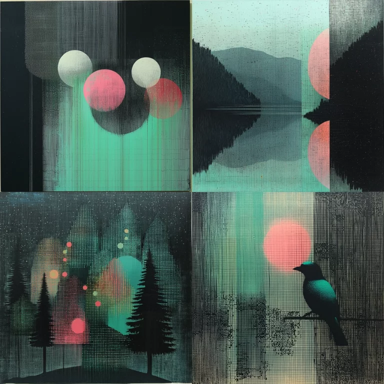 Vibrant Gradient Overlay - Midjourney style sref code