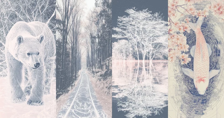 Soft Pastel Animal Studies - Midjourney style sref code