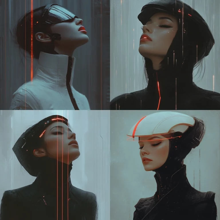 Dark Cyberpunk Contrast - Midjourney style sref code