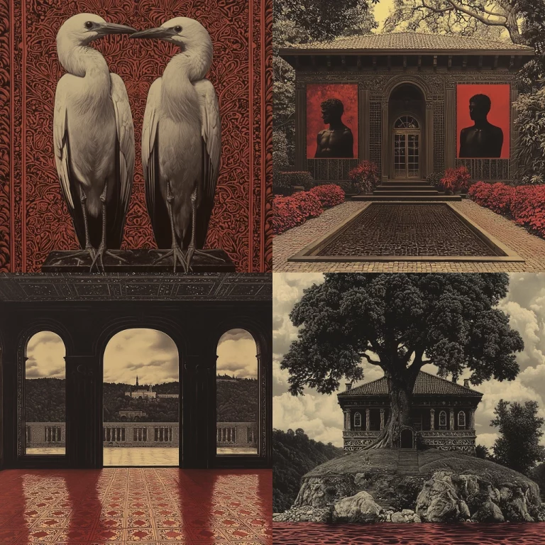 Baroque Red Harmony - Midjourney style sref code