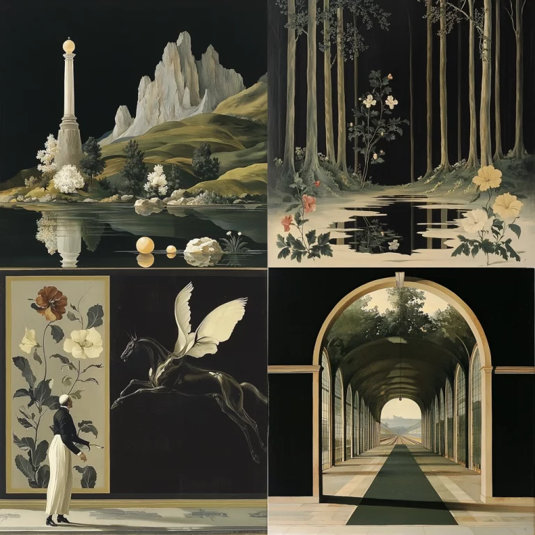 Dark Classical Elegance - Midjourney style sref code