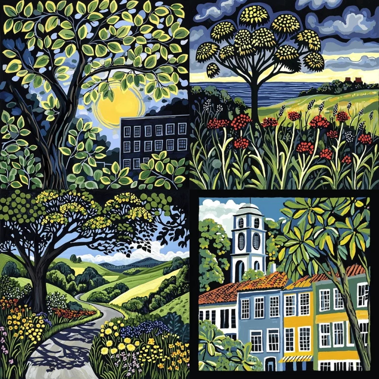 Bold Natural Tones with Dynamic Contrast - Midjourney style sref code