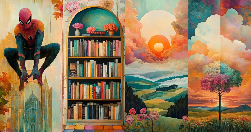 Vivid Warm Tone Blend - Midjourney style sref code