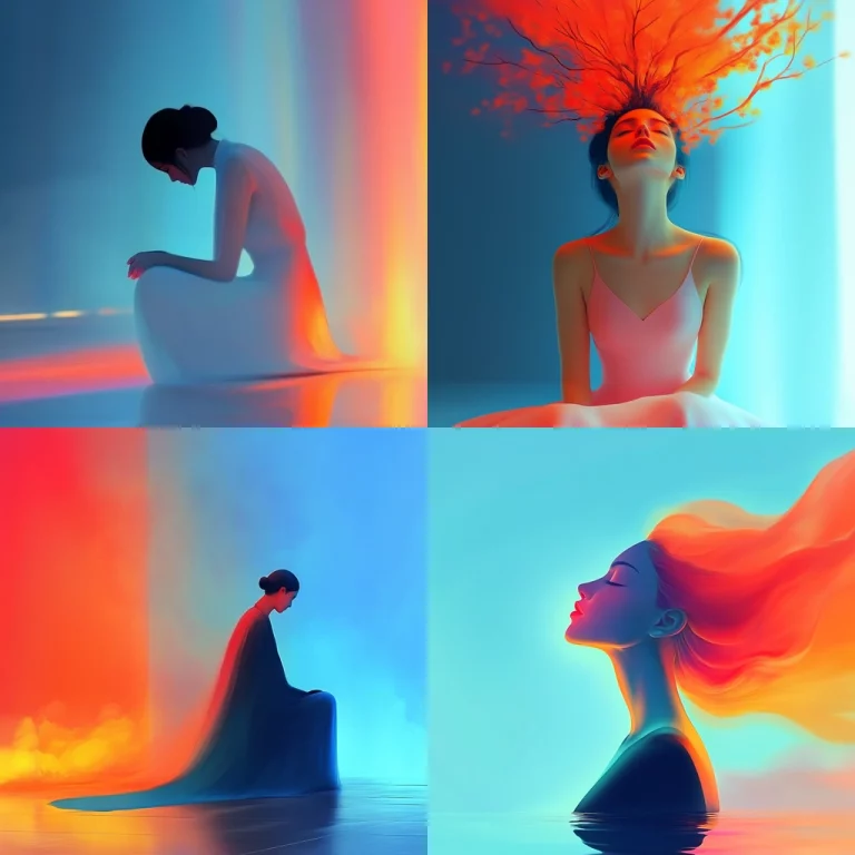 Fluid Neon Illumination - Midjourney style sref code