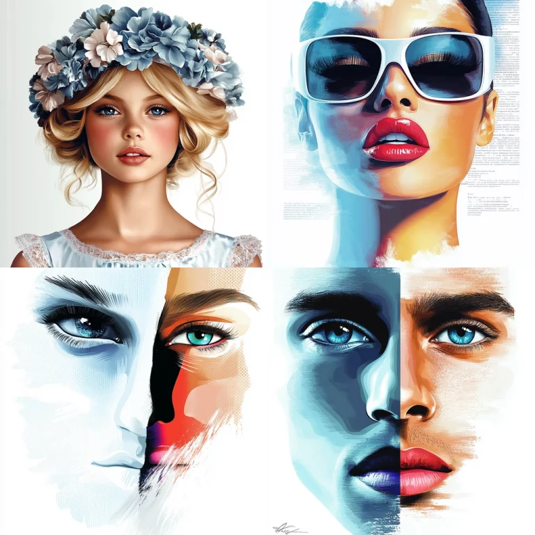 Pastel Floral Infusion - Midjourney style sref code