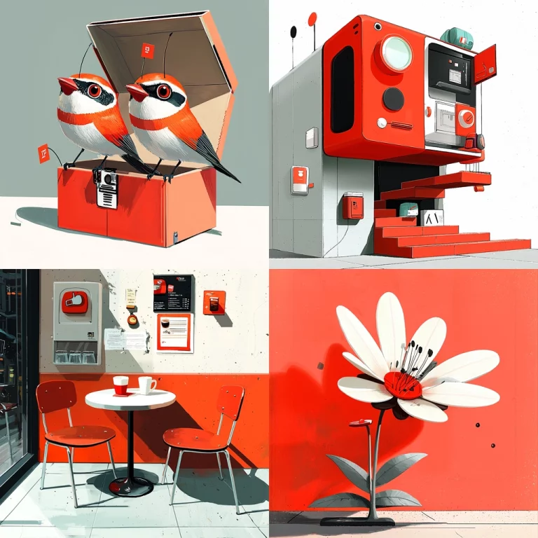 Retro Pop Minimalism - Midjourney style sref code