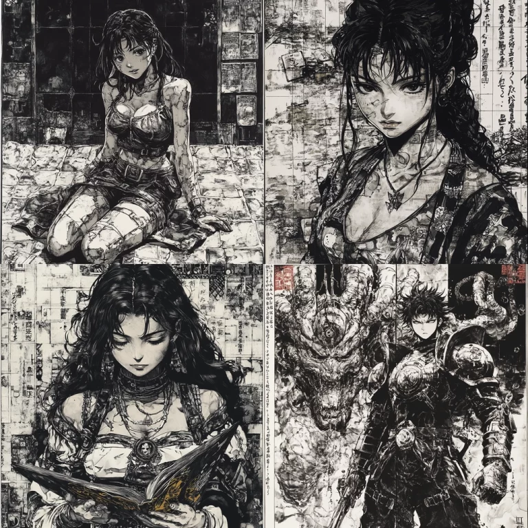 Detailed Textural Monochrome - Midjourney style sref code