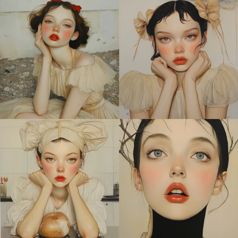 Soft Beige Realism - Midjourney style sref code