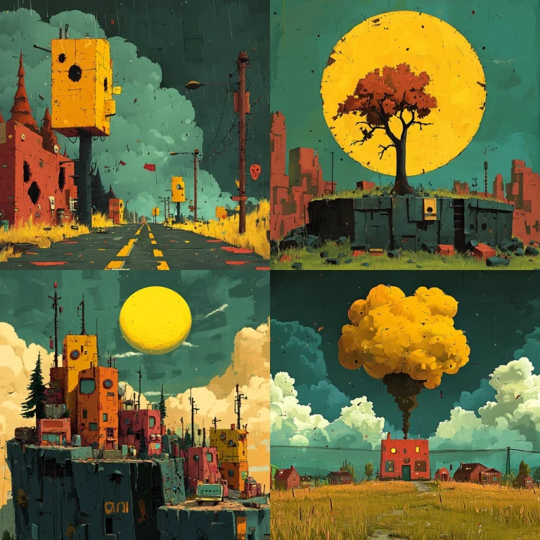 Bold Urban Surrealism - Midjourney style sref code