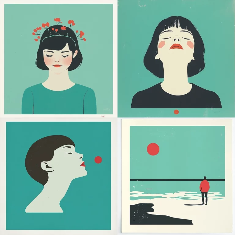 Bold Color Minimalism - Midjourney style sref code